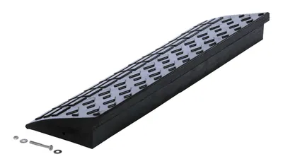 Vestil RCR-35 rubber ramp shown from an alternate angle