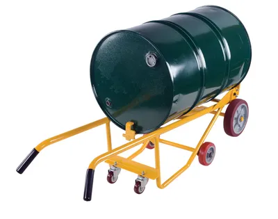 Vestil RDBT-PO multi-purpose drum trucks cradle shown from an alternate angle