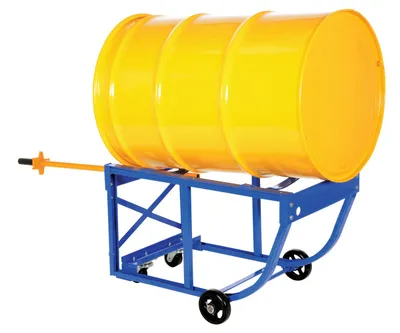 Vestil RDC-60-5-PU economy rotating drum cart shown from an alternate angle
