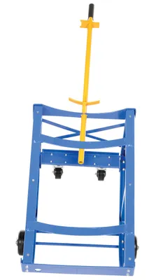Vestil RDC-60-5-PU economy rotating drum cart shown from an alternate angle