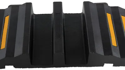 Vestil RHCB-12 molded rubber hose & cable crossover shown from an alternate angle