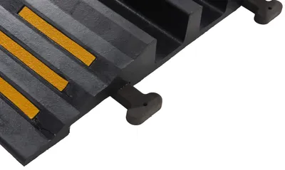Vestil RHCB-12 molded rubber hose & cable crossover shown from an alternate angle