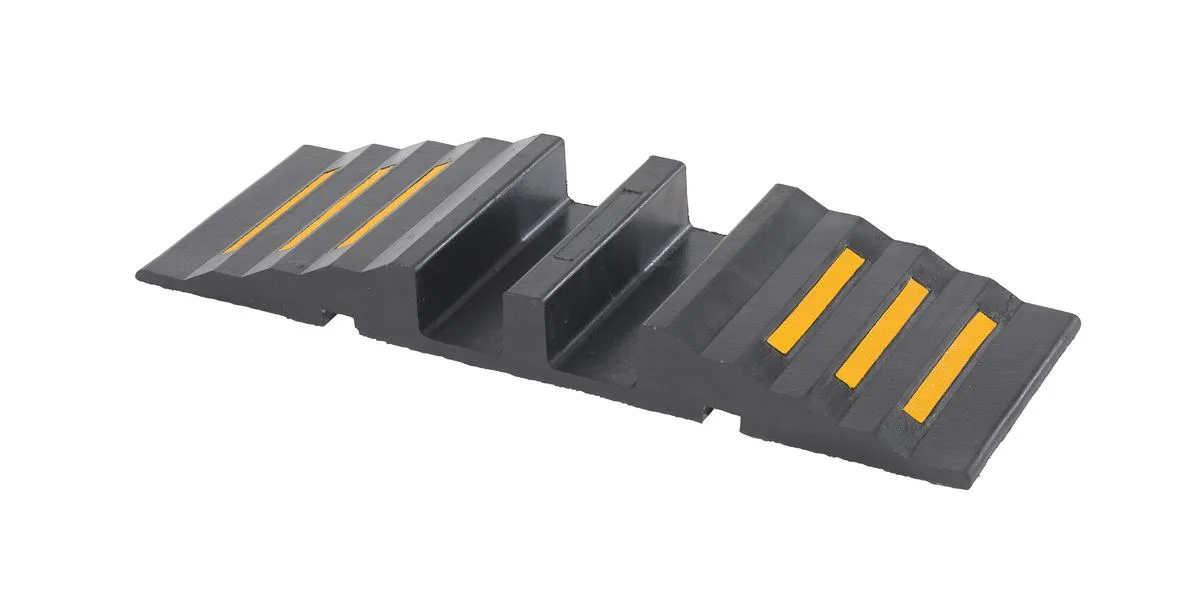 Vestil RHCB-12 molded rubber hose & cable crossover
