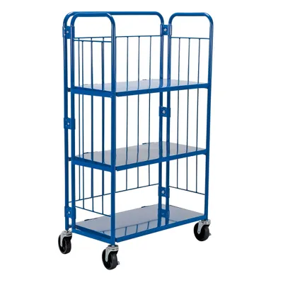 Vestil ROL-1834-3 foldable nestable roller container