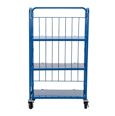 Vestil ROL-1834-3 foldable nestable roller container shown from an alternate angle