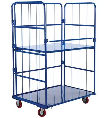 Vestil ROL-3143-2 foldable nestable roller container