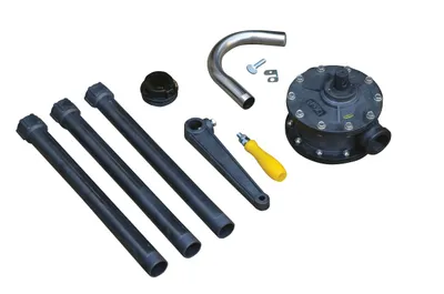 Vestil RP-90RT rotary drum pump shown from an alternate angle