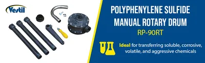Vestil RP-90RT rotary drum pump feature highlights