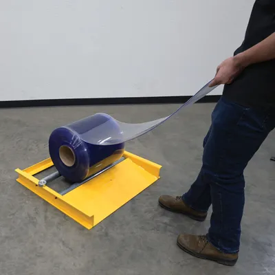 Vestil RRD-1030-5 reel roll dispenser shown from an alternate angle