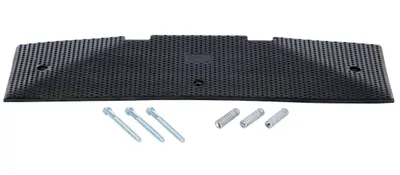 Vestil RSH-120-EF-C rubber speed hump shown from an alternate angle