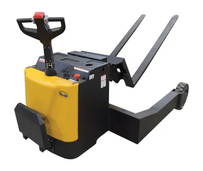 Vestil Steel Rough Terrain Electric Truck with Tilt Forks 2.5K 60 In.