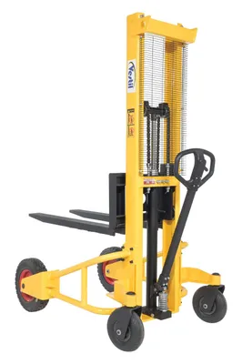Vestil RT-NMS-60-AF rough terrain stacker shown from an alternate angle