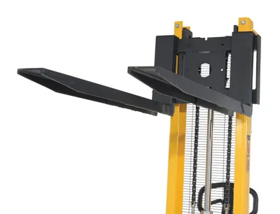 Vestil RT-NMS-60-AF rough terrain stacker shown from an alternate angle