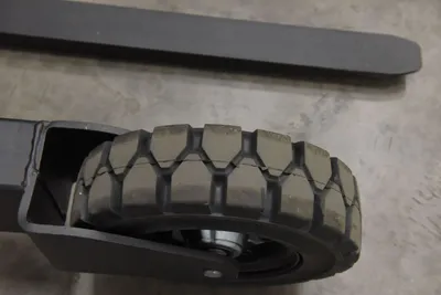 Vestil RT-S-62-AF rough terrain stacker shown from an alternate angle