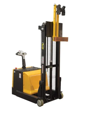 Vestil Steel Counter Balanced Drum Lifter Dual Grip 62 In. Lifting Height 1,000 Lb. Capacity Yellow/Black