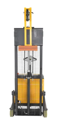 Vestil S-CB-62-SDC counter-balanced drum lifters (powered lift & power drive) shown from an alternate angle