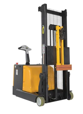 Vestil Steel Counter Balanced Drum Lifter Single Grip 62 In. Lifting Height 1,000 Lb. Capacity Yellow/Black