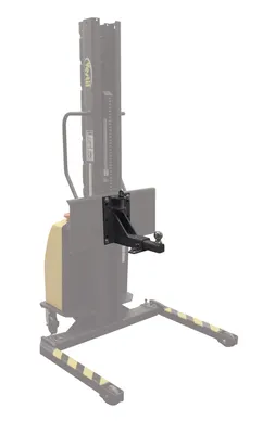 Vestil Steel Counter Balanced Power Lift Single Ball Hitch Attachment Black