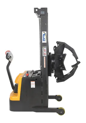 Vestil S-MU-VRGR-72 fully powered vertical gripper rotator shown from an alternate angle