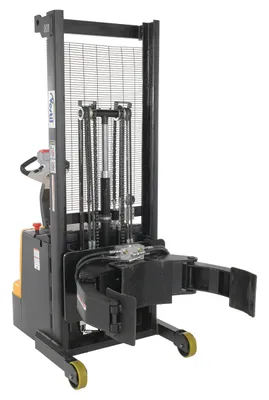 Vestil Steel Vertical Roll Gripper/Rotator 72 In. Raised Height 800 Lb. Capacity Black/Yellow