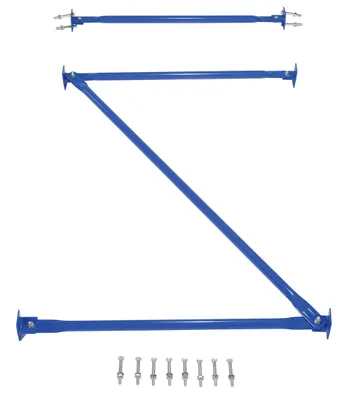 Vestil SB-C-10-36 standard-duty cantilever racking shown from an alternate angle