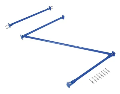 Vestil Steel Standard Cantilever Brace Set 120 In. x 36 In. Blue