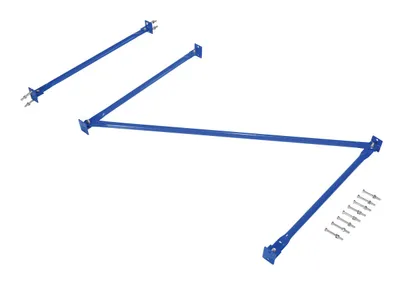 Vestil Steel Standard Cantilever Brace Set 120 In. x 72 In. Blue