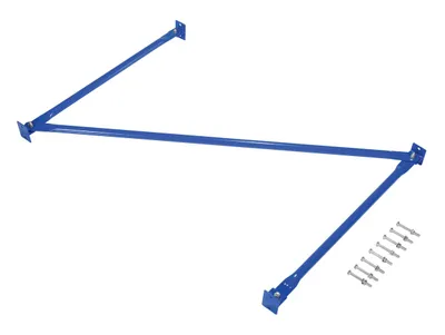 Vestil Steel Standard Cantilever Brace Set 72 In. x 36 In. Blue