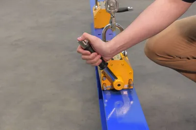 Vestil SBM-20-3-ML magnetic spreader beam shown from an alternate angle