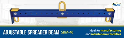 Vestil SBM-40 adjustable spreader beam feature highlights