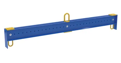 Vestil Steel Adjustable Spreader Beam 128-1/2 In Length 10,000 Lb. Capacity Blue