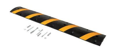Vestil SBRY-72-C molded rubber speed bump shown from an alternate angle