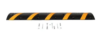 Vestil SBRY-72-C molded rubber speed bump shown from an alternate angle