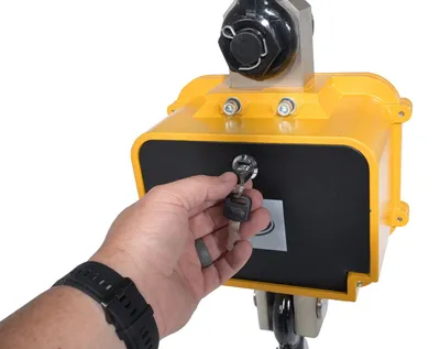 Vestil SC-10 crane scale shown from an alternate angle