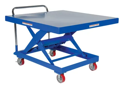 Vestil Steel Auto Hite Cart 50-3/4 In. x 48 In. x 37-5/8 In. 1,000 Lb. Capacity Blue