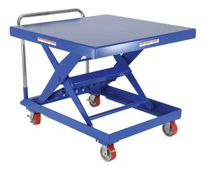 Vestil Steel Auto Hite Cart 47 In. x 42 In. x 37-5/8 In. 500 Lb. Capacity Blue