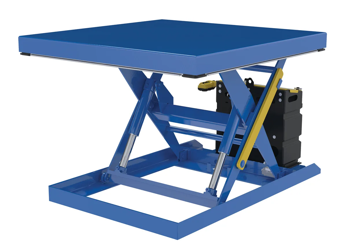 Vestil SCTAB-2000-4242-AC foot pump & powered scissor lift table