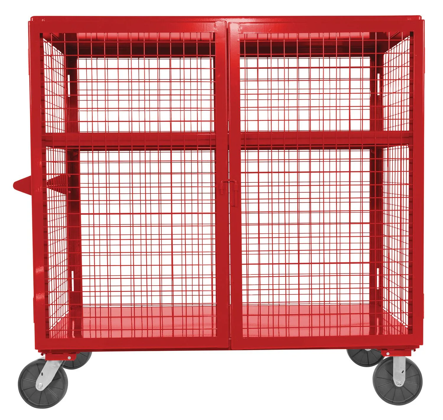 Vestil SCW-XM-3060-RD welded security cart