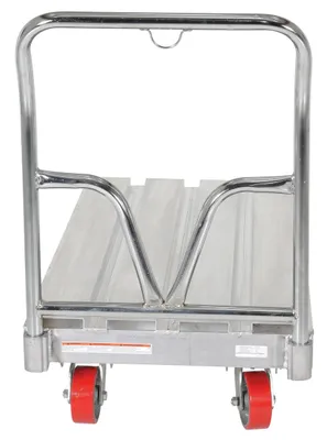 Vestil SDD-2448 aluminum channel platform truck shown from an alternate angle