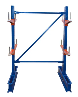 Vestil SDU-C-6-24-SET cantilever rack kit shown from an alternate angle