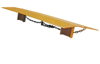Vestil SE-4830 steel truck dockplate shown from an alternate angle
