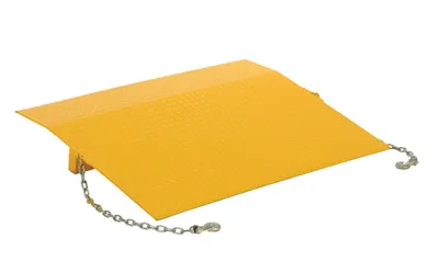 Vestil Steel Truck Dock Plate 30 In. x 72 In. x 7-9/16 In. 7,720 Lb. Capacity Yellow