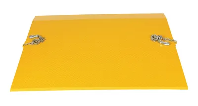 Vestil SEH-6060 steel truck dockplate shown from an alternate angle