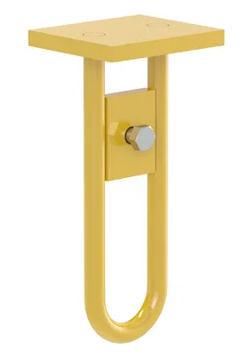 Vestil Steel Lower Bail Kit For Adjustable Spreader Beams SBM-BFB-100 Series 6 X 7 X 17.75 10,000 Lb. Capacity Yellow