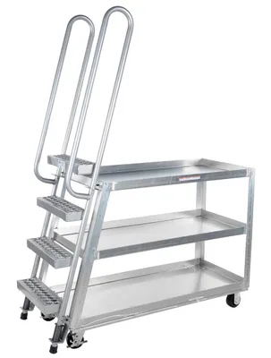 Vestil SPA-HD-2252-5PU hi-duty & hi-frame stockpicker truck