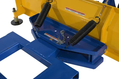 Vestil SPB-VN-848-72 fork truck snow plow shown from an alternate angle