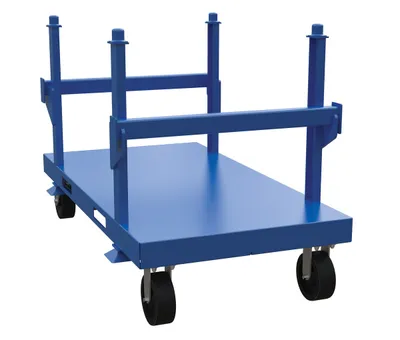Vestil SPC-3668-2L heavy duty stackable material cart shown from an alternate angle