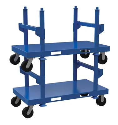 Vestil SPC-3668-2L heavy duty stackable material cart shown from an alternate angle