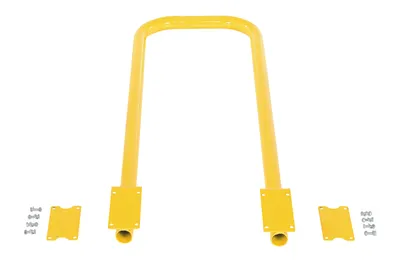 Vestil SPN-1-YL-HR-RF step poly nestable shown from an alternate angle