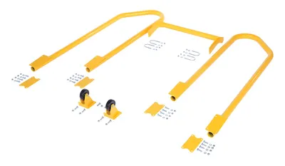 Vestil All Options Kit For 2 Step Poly Step Stool Models Yellow